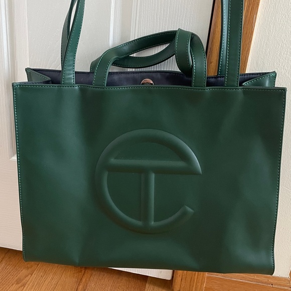 Telfar Handbags - Forest green medium telfar shopper